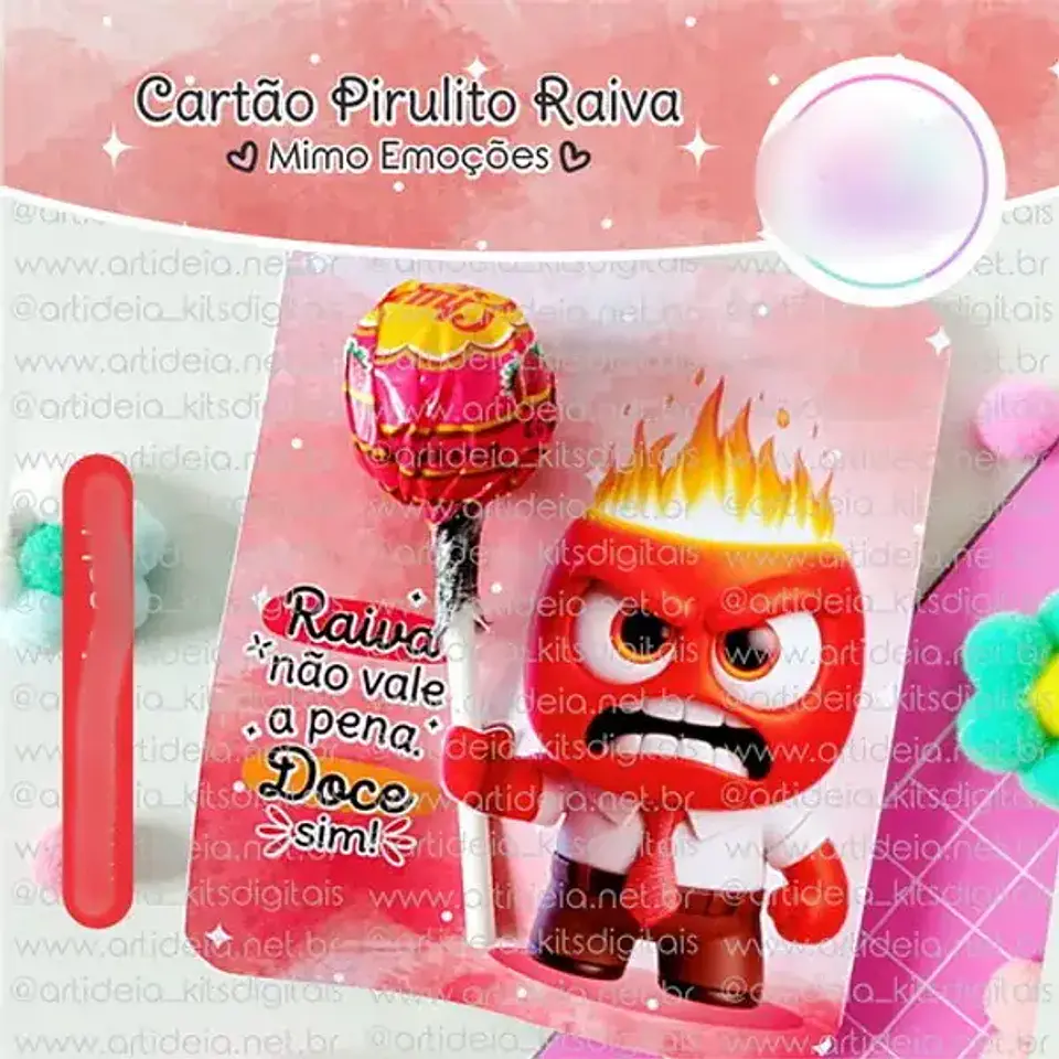 Arquivo Divertidamente Card Pirulito Raiva 1