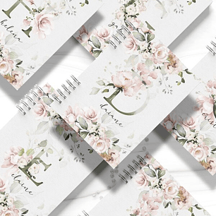 Arquivo Caderno Alfabeto Floral