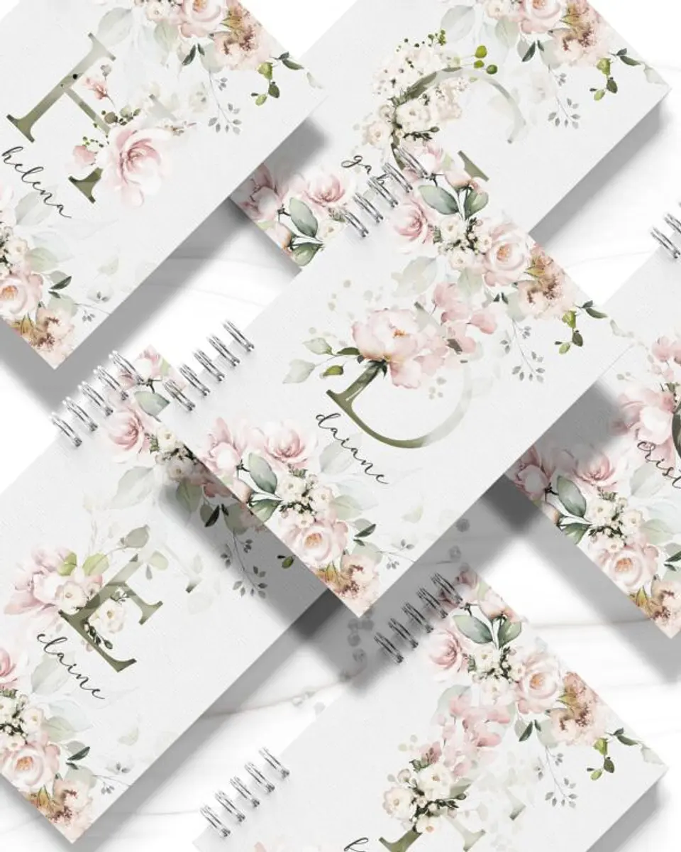 Arquivo Caderno Alfabeto Floral 2