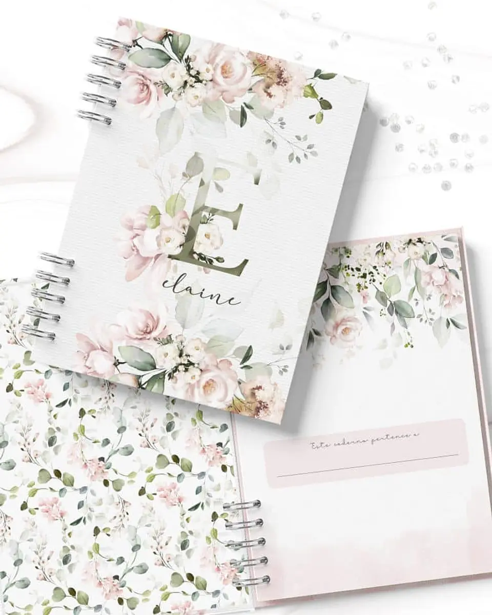 Arquivo Caderno Alfabeto Floral 3