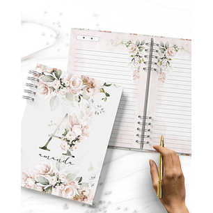 Arquivo Caderno Alfabeto Floral