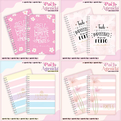 Arquivo Pack Agendas Universitárias 