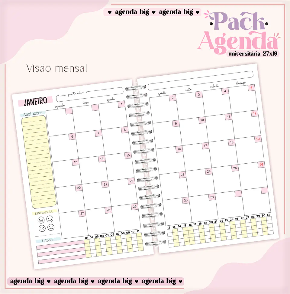 Arquivo Pack Agendas Universitárias  6