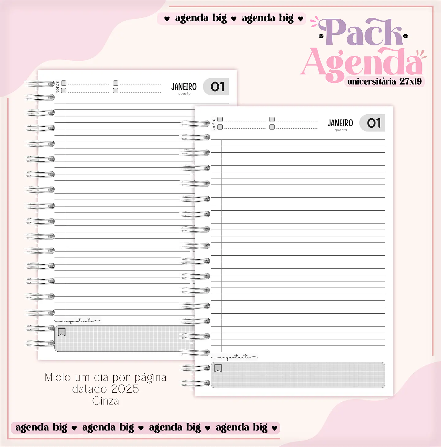 Arquivo Pack Agendas Universitárias  8
