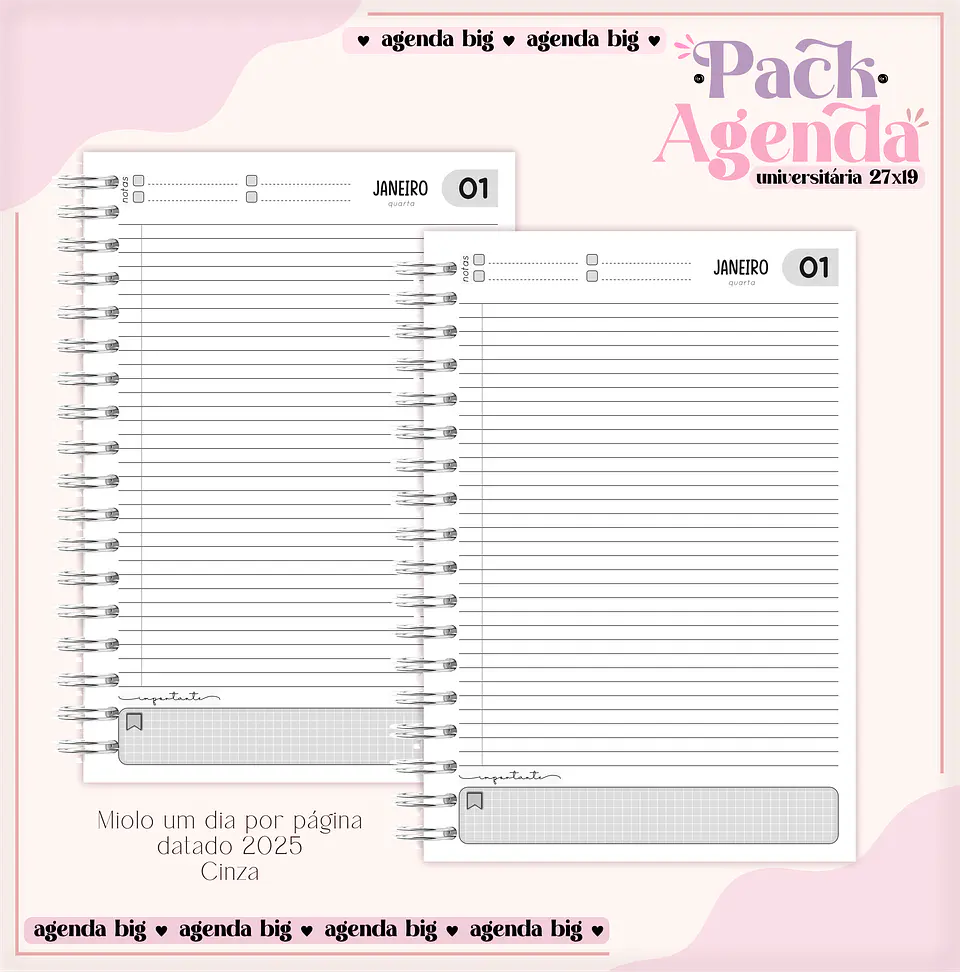Arquivo Pack Agendas Universitárias  8