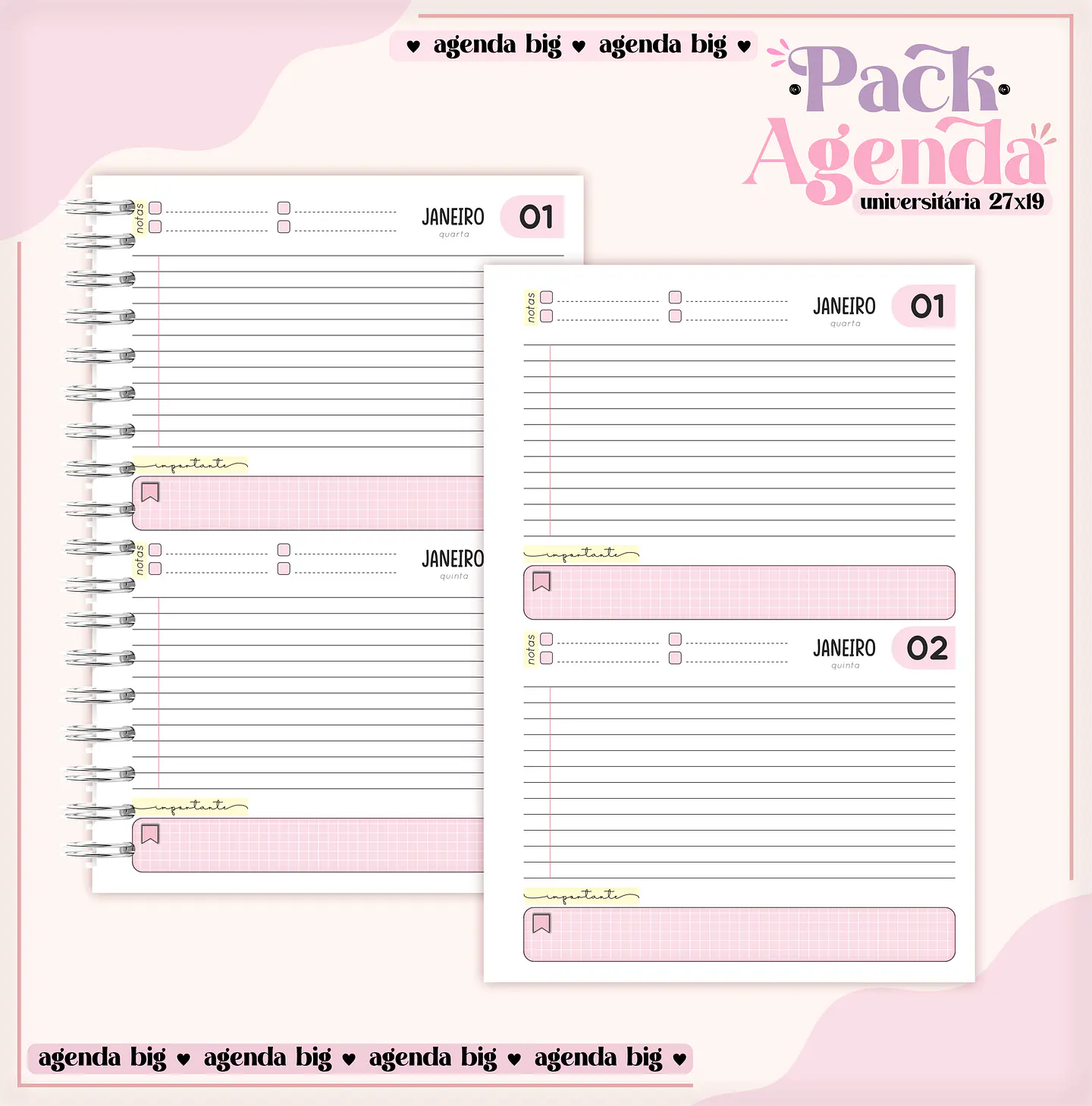 Arquivo Pack Agendas Universitárias  9