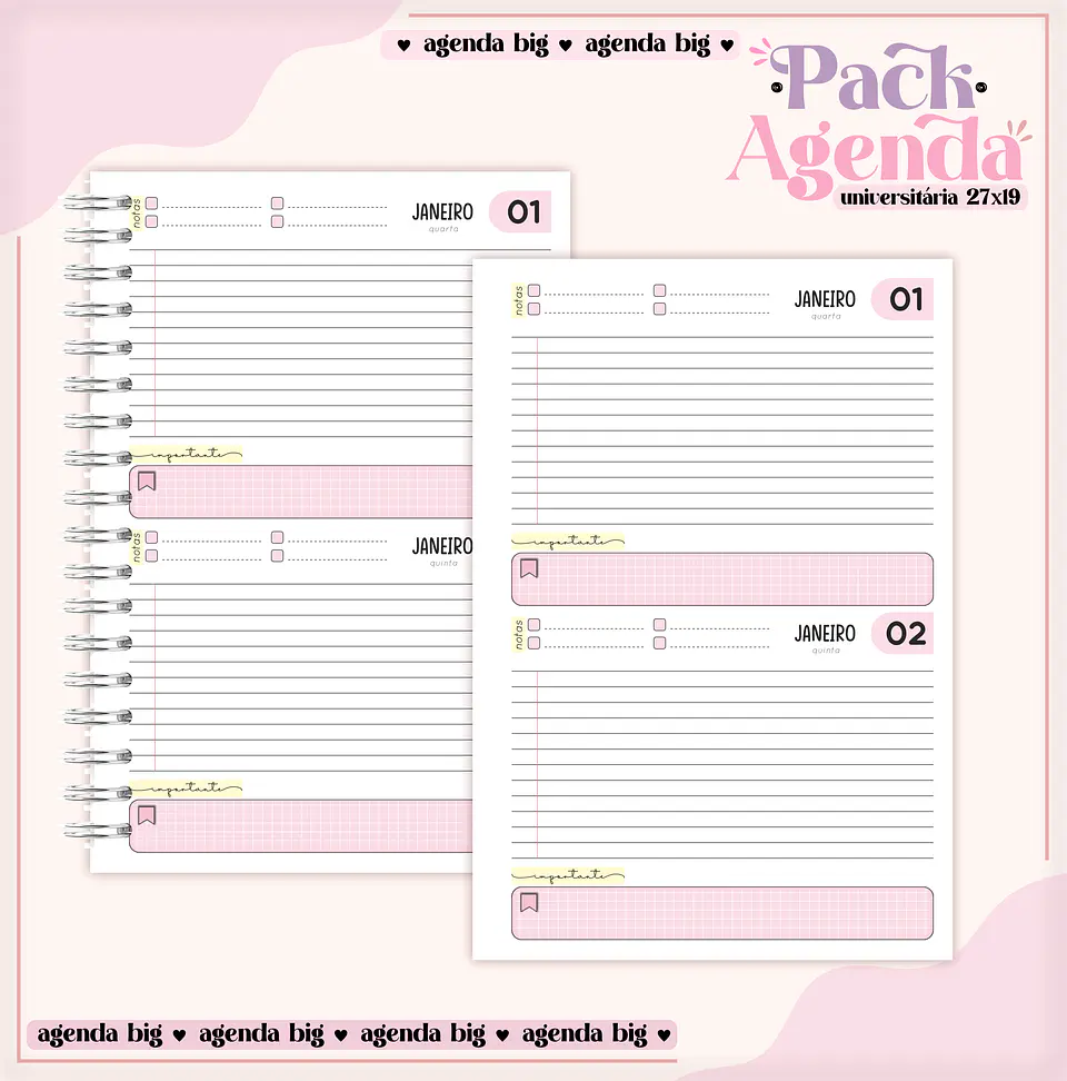 Arquivo Pack Agendas Universitárias  9