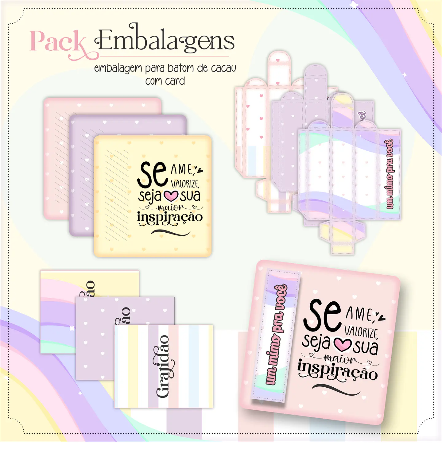 Arquivo Kit Embalagens Fofas 5