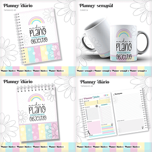 Arquivo Encadernação Planner Diário