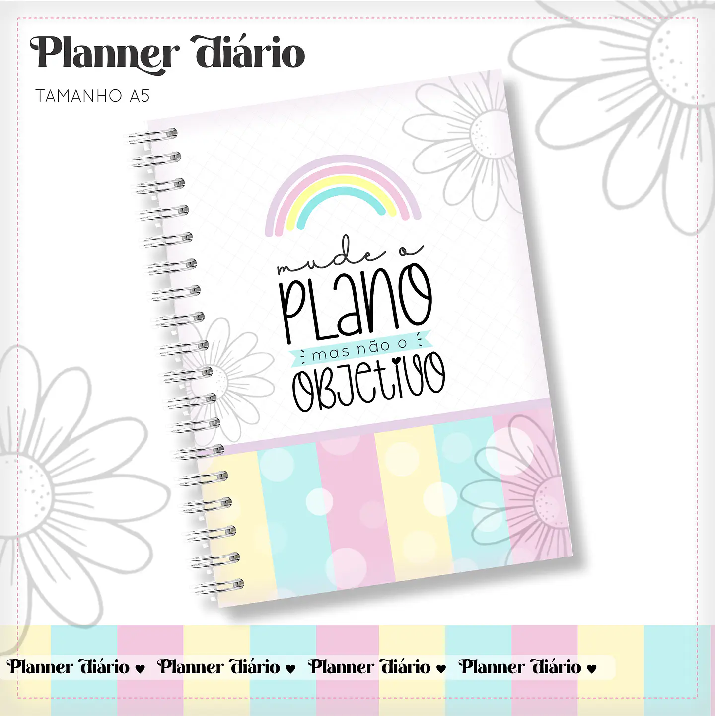 Arquivo Encadernação Planner Diário 6