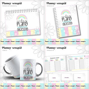 Arquivo Encadernação Planner Semanal