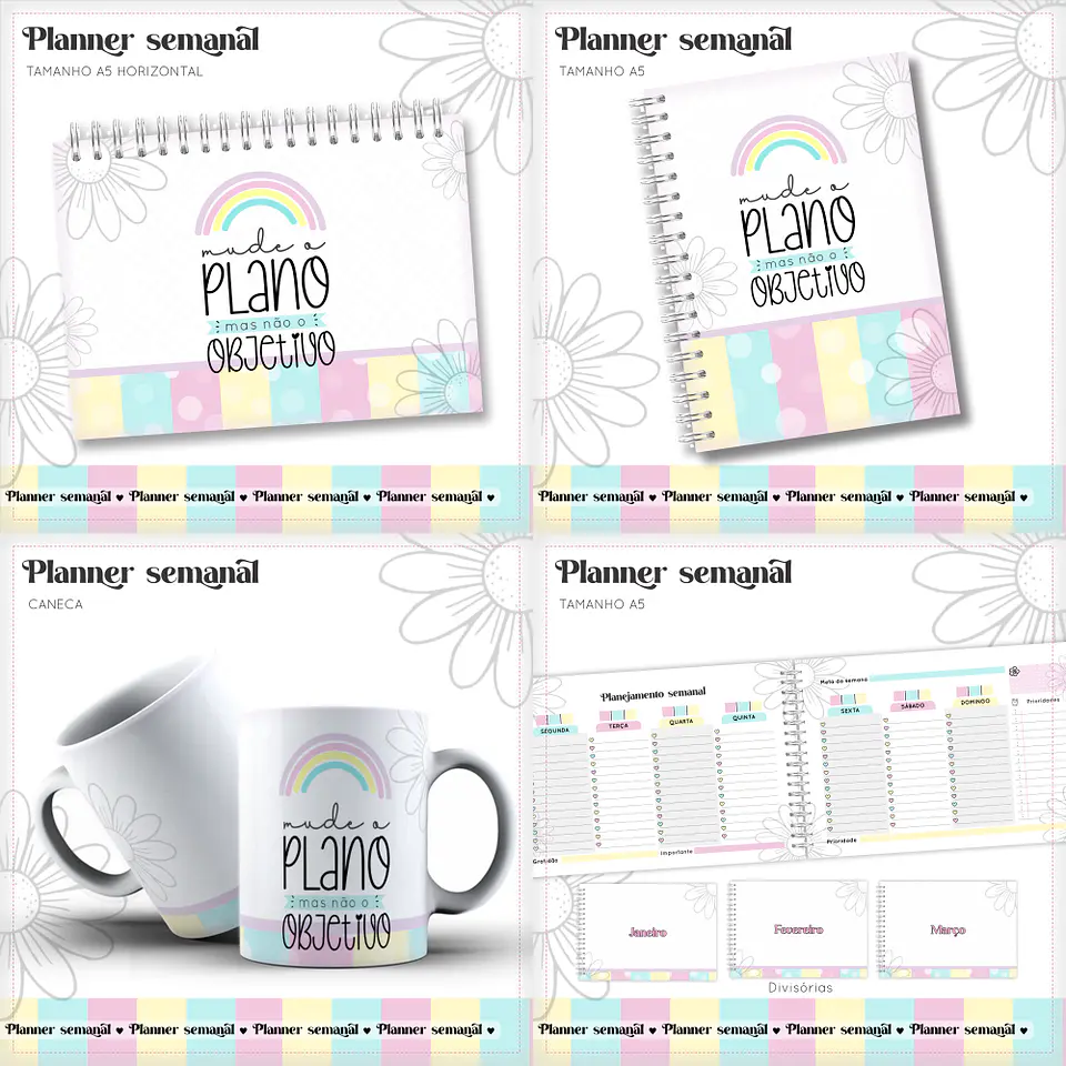 Arquivo Encadernação Planner Semanal 1