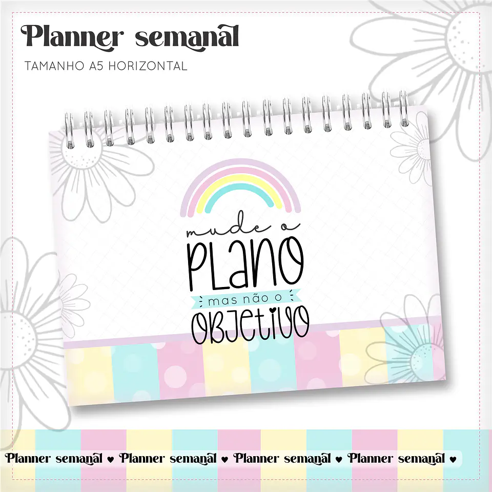 Arquivo Encadernação Planner Semanal 3