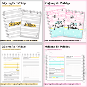 Arquivo Encadernação Caderno de Pedidos