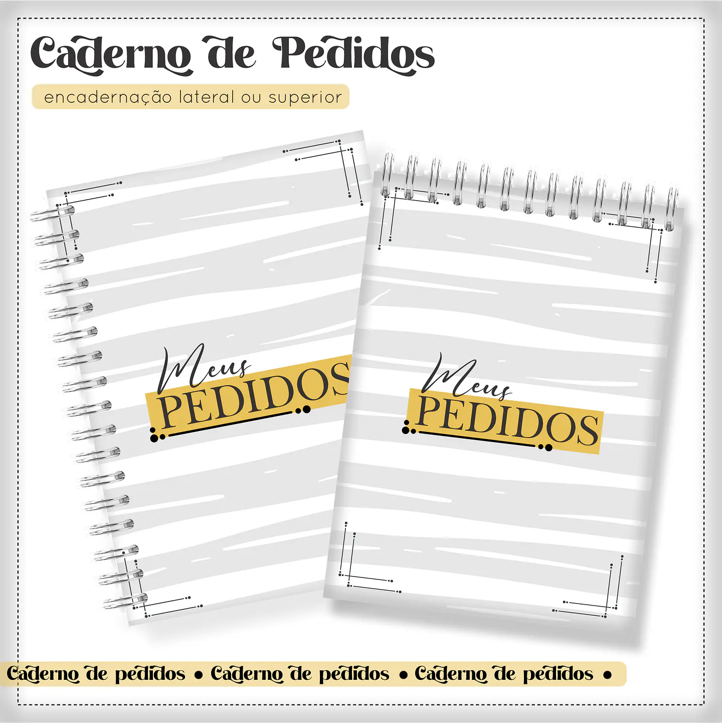 Arquivo Encadernação Caderno de Pedidos 5