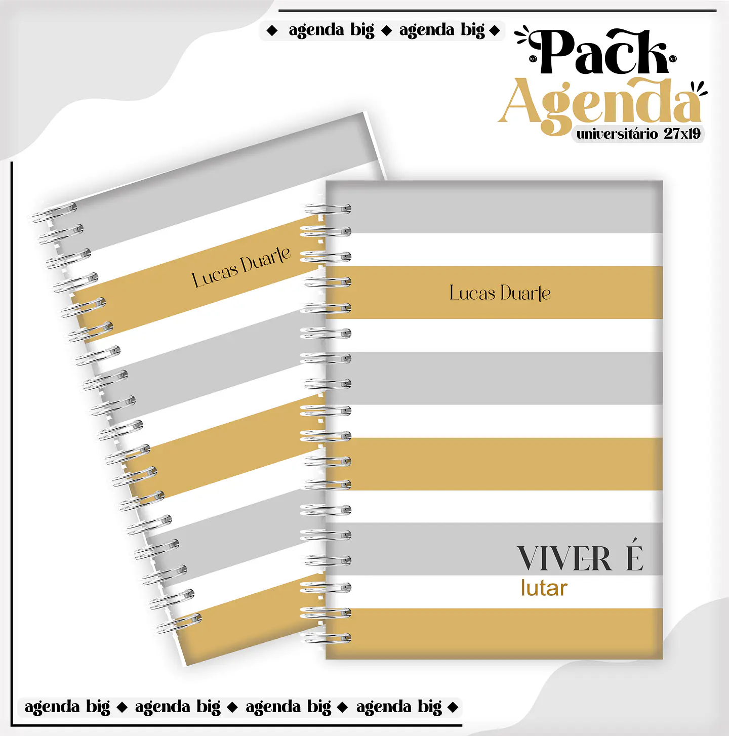 Arquico Pack de Agendas Universitários Masculino 13