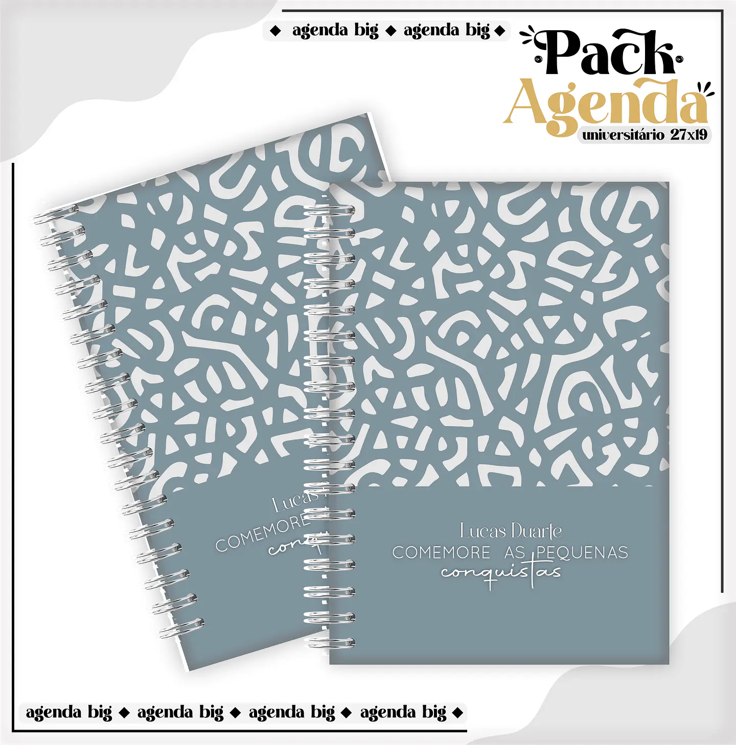 Arquico Pack de Agendas Universitários Masculino 14