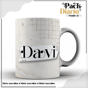 Arquivo Encadernação Diário Masculino