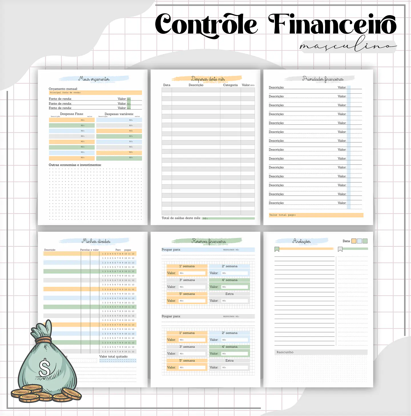 Arquivo Planner Financeiro Masculino 7