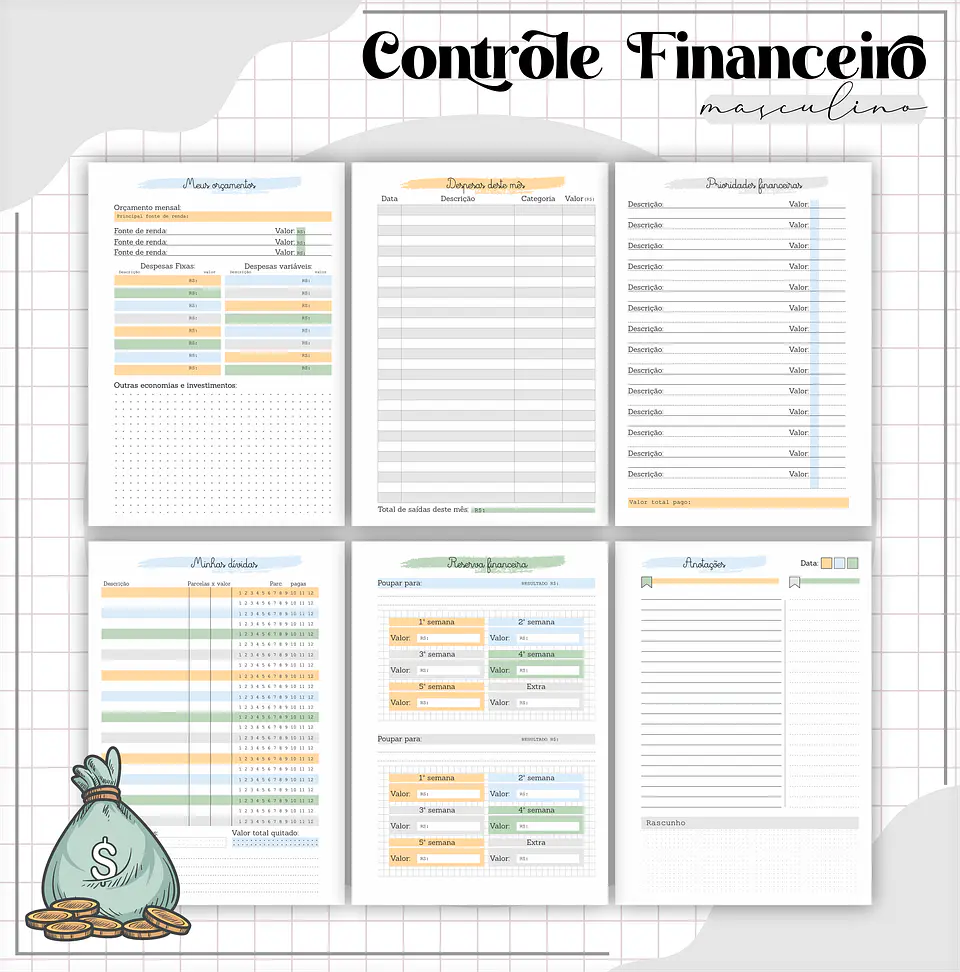 Arquivo Planner Financeiro Masculino 7