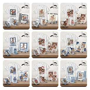 Arquivo Combo Sublimação Dia dos Pais