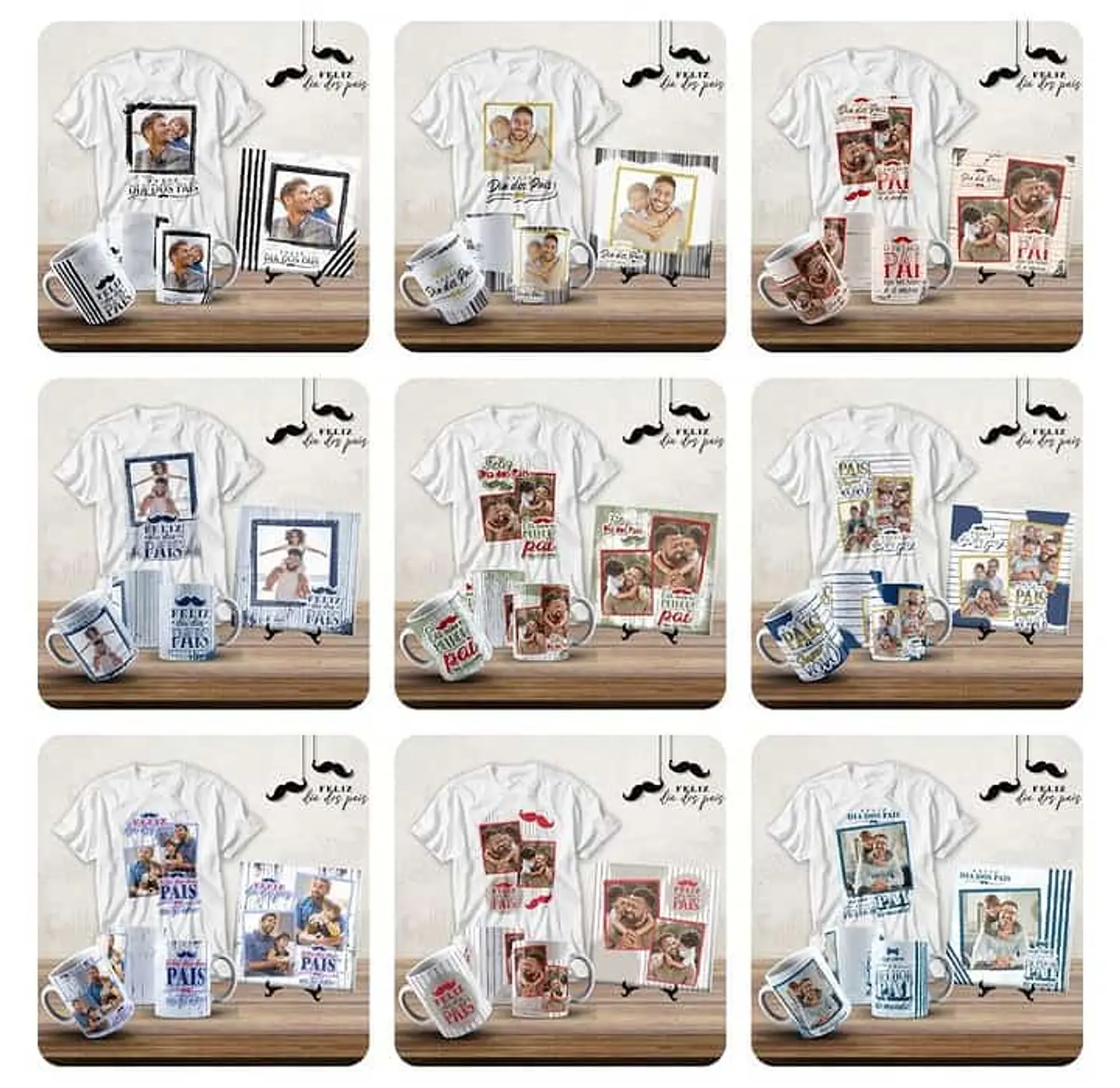 Arquivo Combo Sublimação Dia dos Pais 1