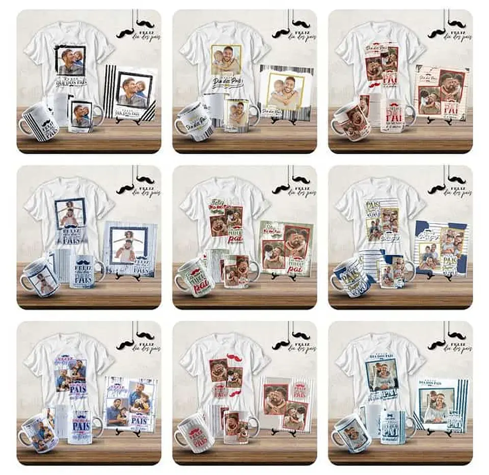 Arquivo Combo Sublimação Dia dos Pais 1