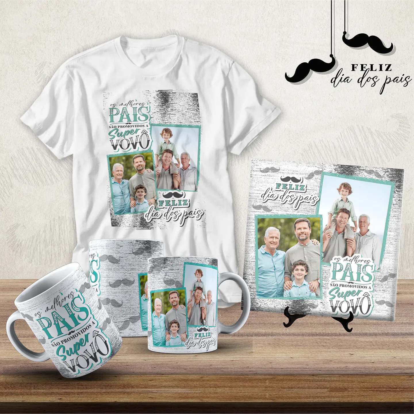 Arquivo Combo Sublimação Dia dos Pais 7