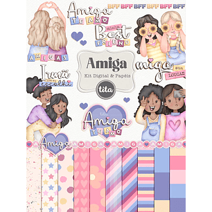 Kit Digital Amigas - Tita