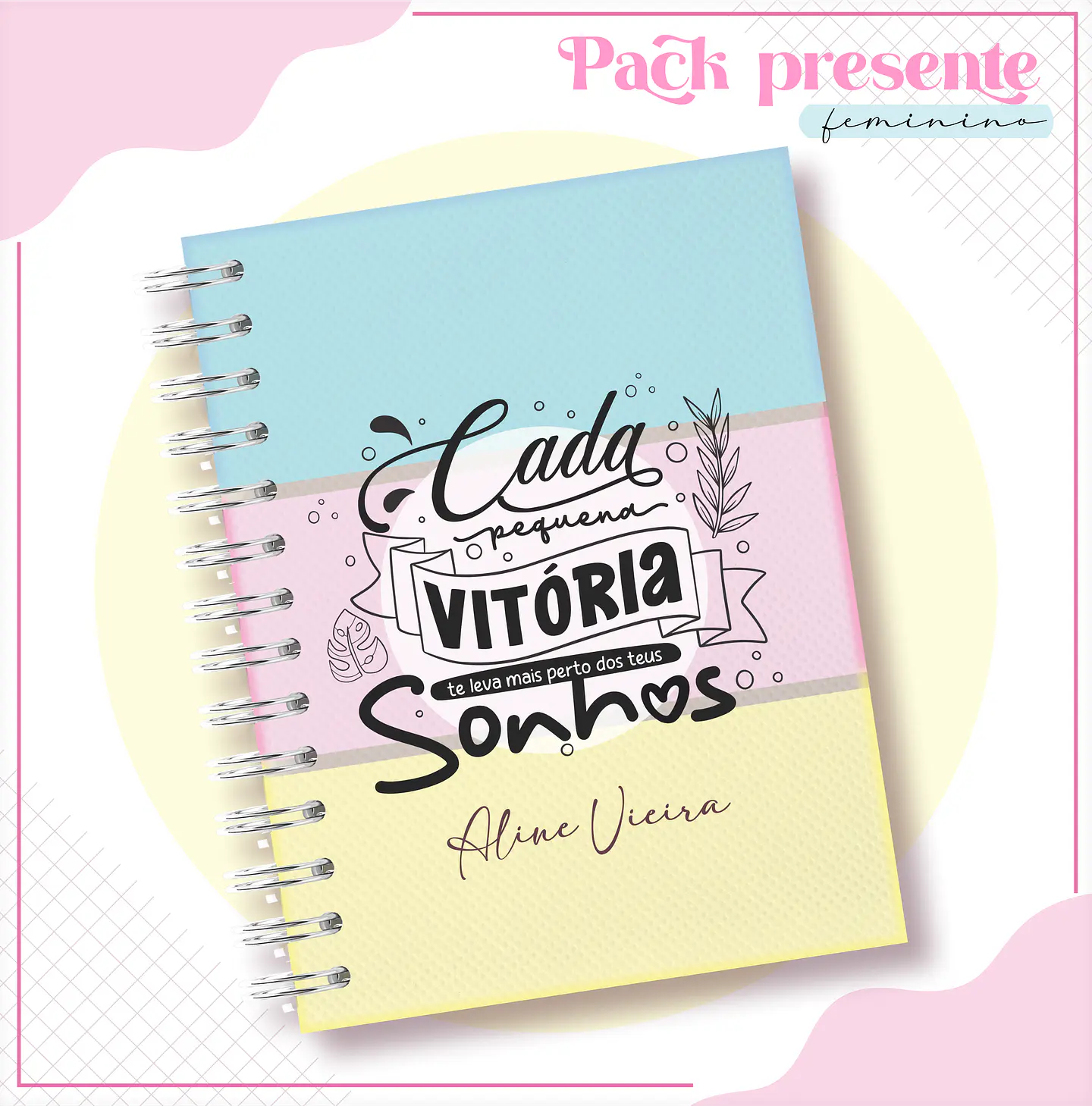 Arquivo Encadernação Kit Agenda Frases Motivacionais 6