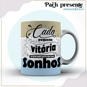 Arquivo Encadernação Kit Agenda Masculina Frases Motivacionais