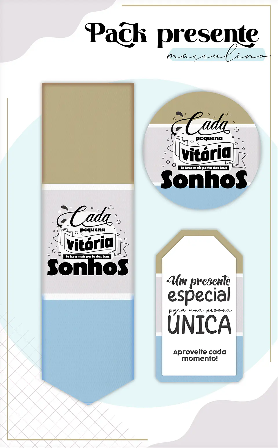 Arquivo Encadernação Kit Agenda Masculina Frases Motivacionais 3