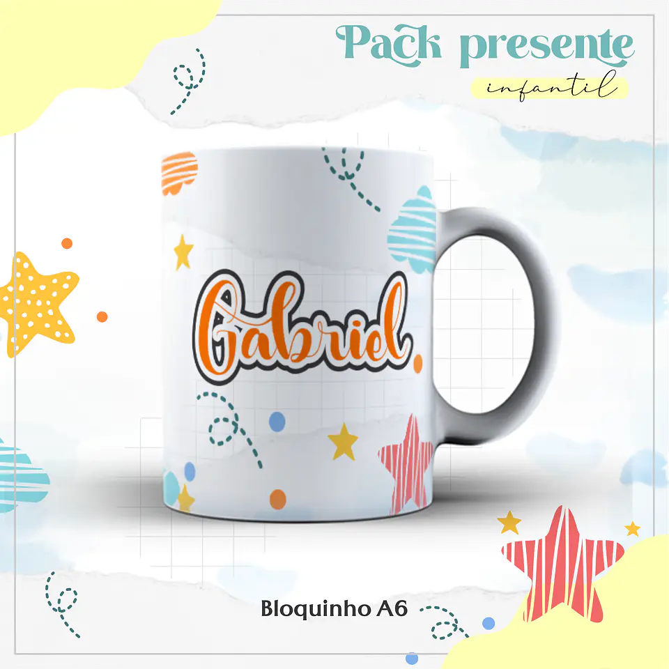 Arquivo Kit Encadernação Diário Infantil 2