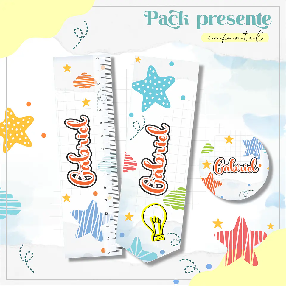 Arquivo Kit Encadernação Diário Infantil 6