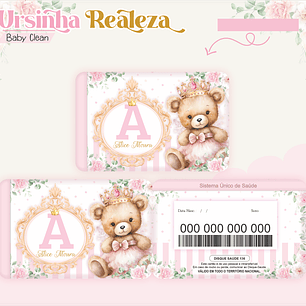 Arquivo Combo Encadernação Baby Ursinha Realeza