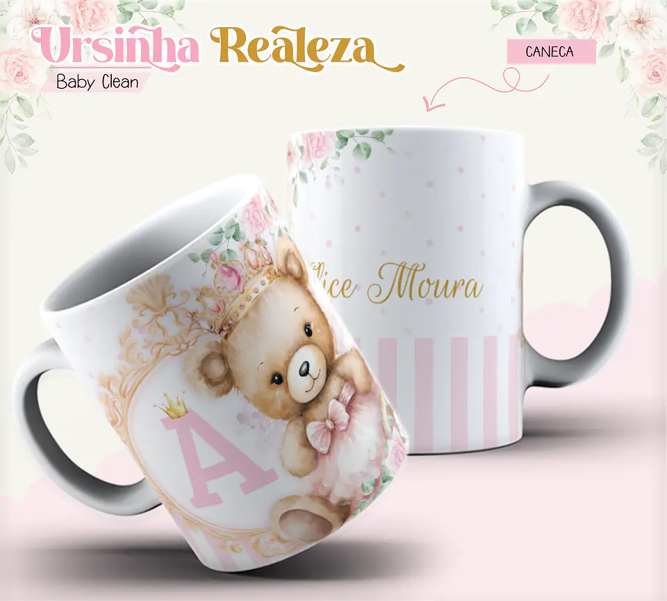 Arquivo Combo Encadernação Baby Ursinha Realeza 14