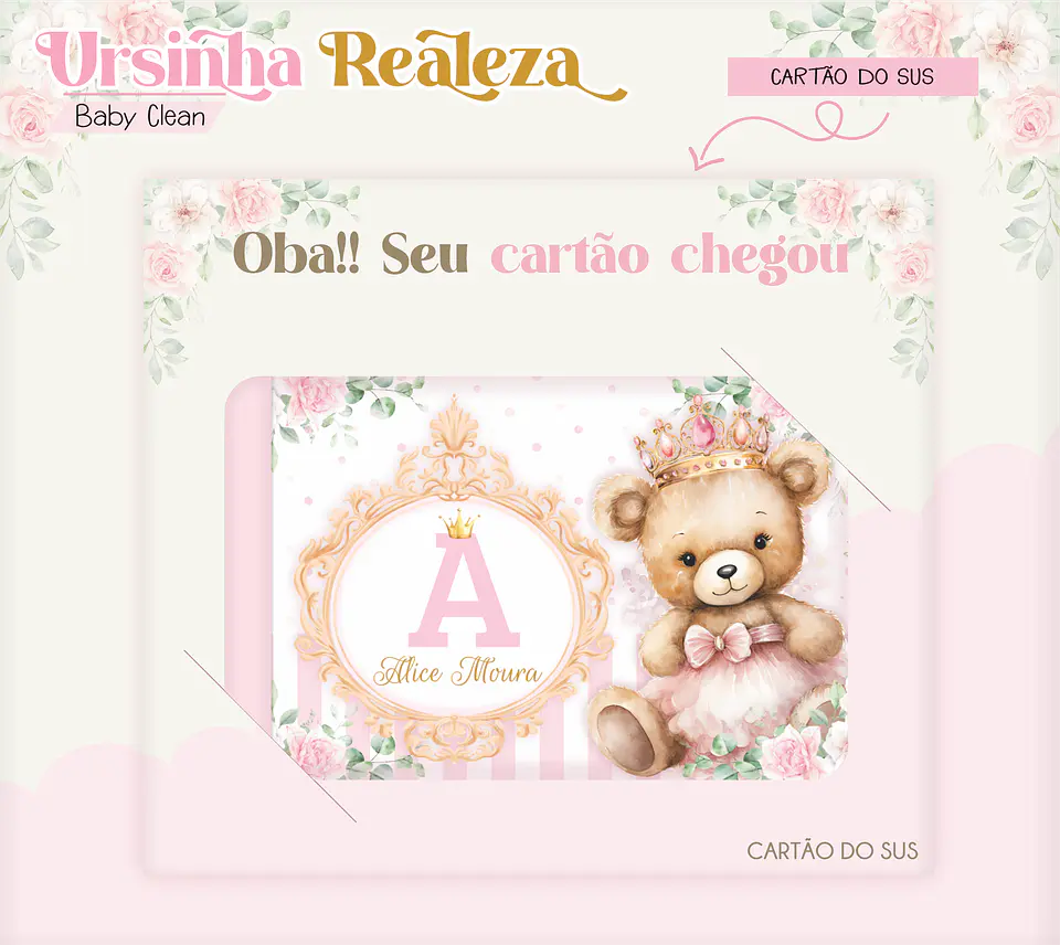 Arquivo Combo Encadernação Baby Ursinha Realeza 16