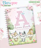 Arquivo Combo Encadernação Baby Bosque Aquarela - Thumbnail 8