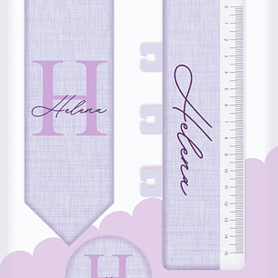 Arquivo Combo Encadernação Baby Linho Alfabeto Lilás