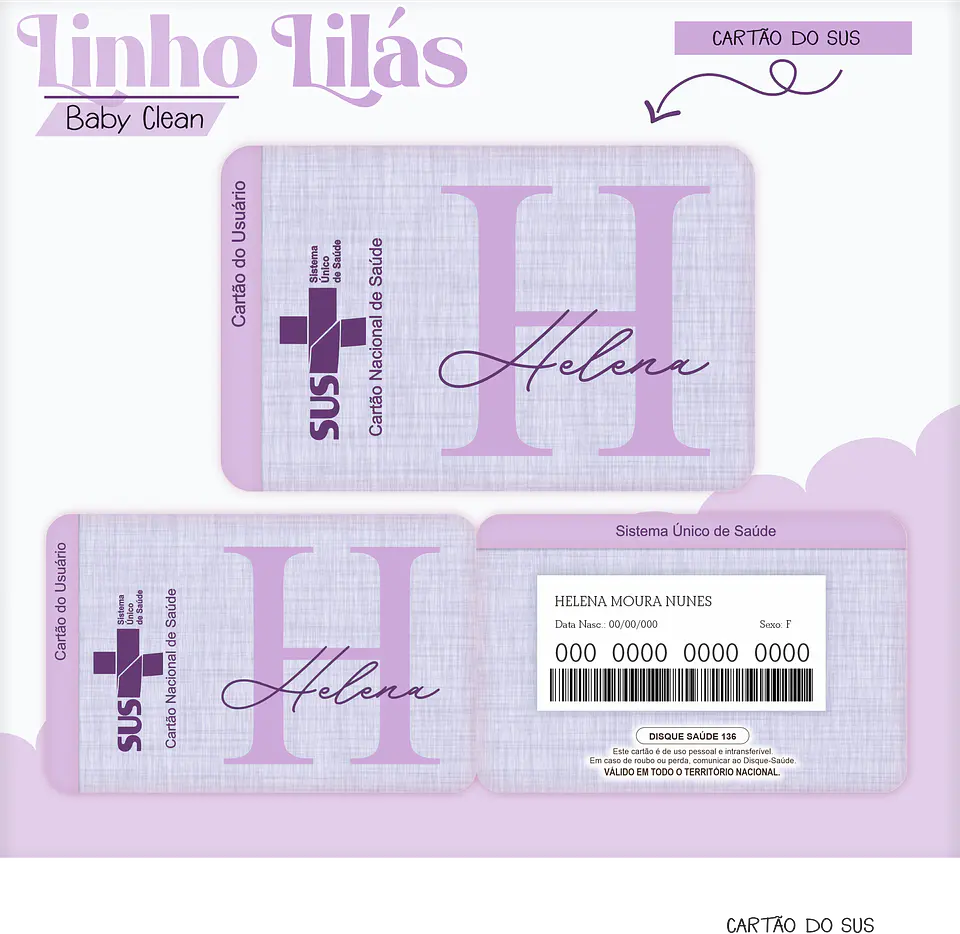 Arquivo Combo Encadernação Baby Linho Alfabeto Lilás 4