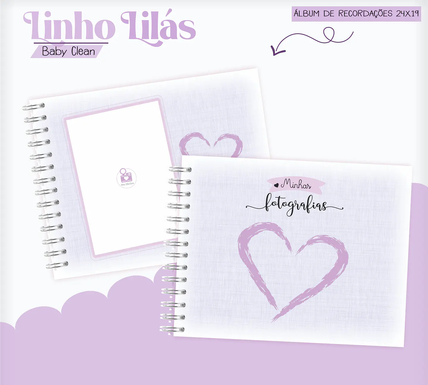 Arquivo Combo Encadernação Baby Linho Alfabeto Lilás 7
