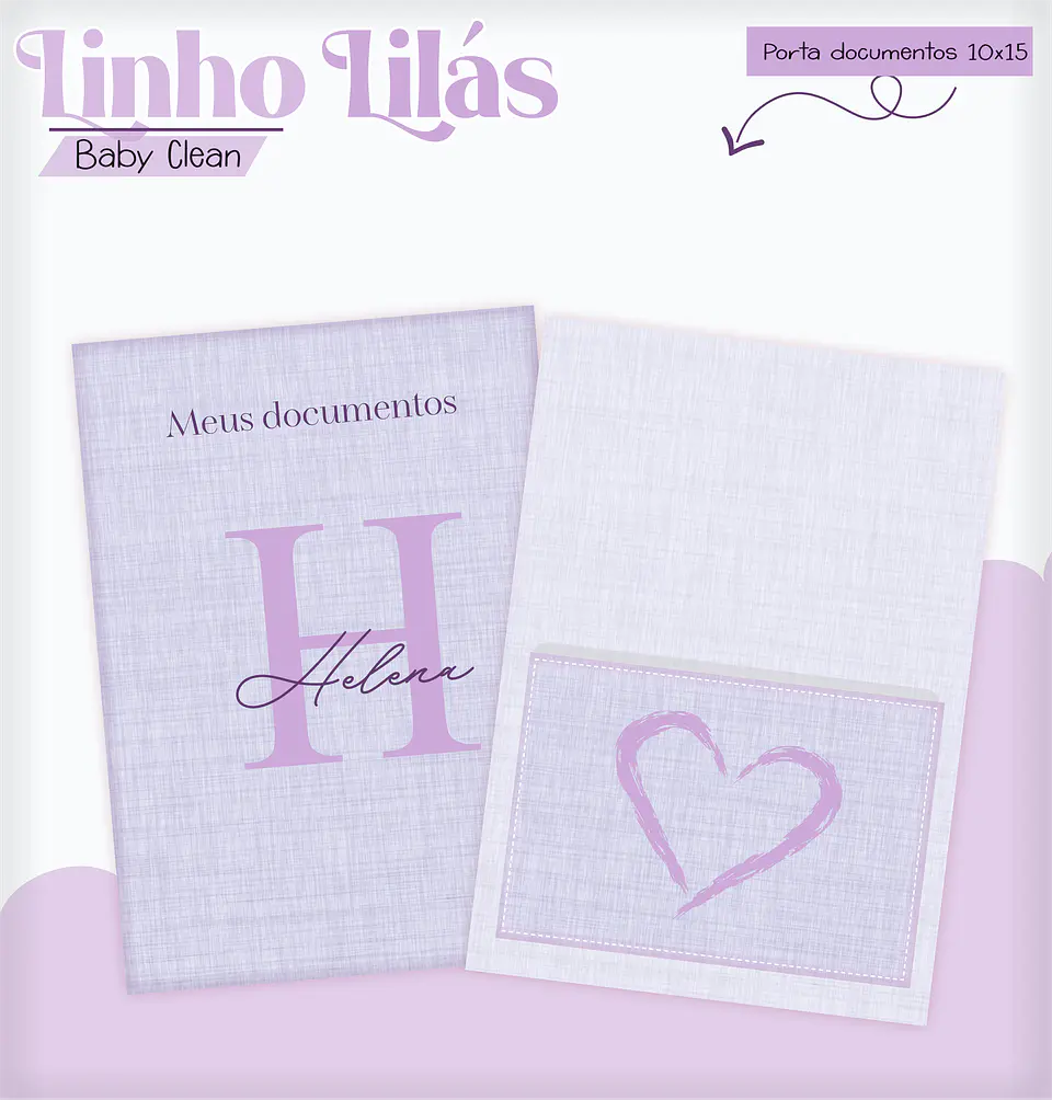 Arquivo Combo Encadernação Baby Linho Alfabeto Lilás 13