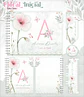 Arquivo Combo Encadernação Baby Jardim Floral Delicado Alfabeto - Thumbnail 1