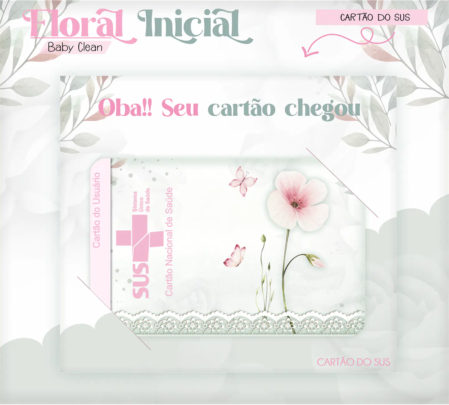 Arquivo Combo Encadernação Baby Jardim Floral Delicado Alfabeto 6