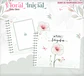Arquivo Combo Encadernação Baby Jardim Floral Delicado Alfabeto - Thumbnail 10