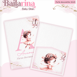 Arquivo Combo Encadernação Baby Bailarina Alfabeto