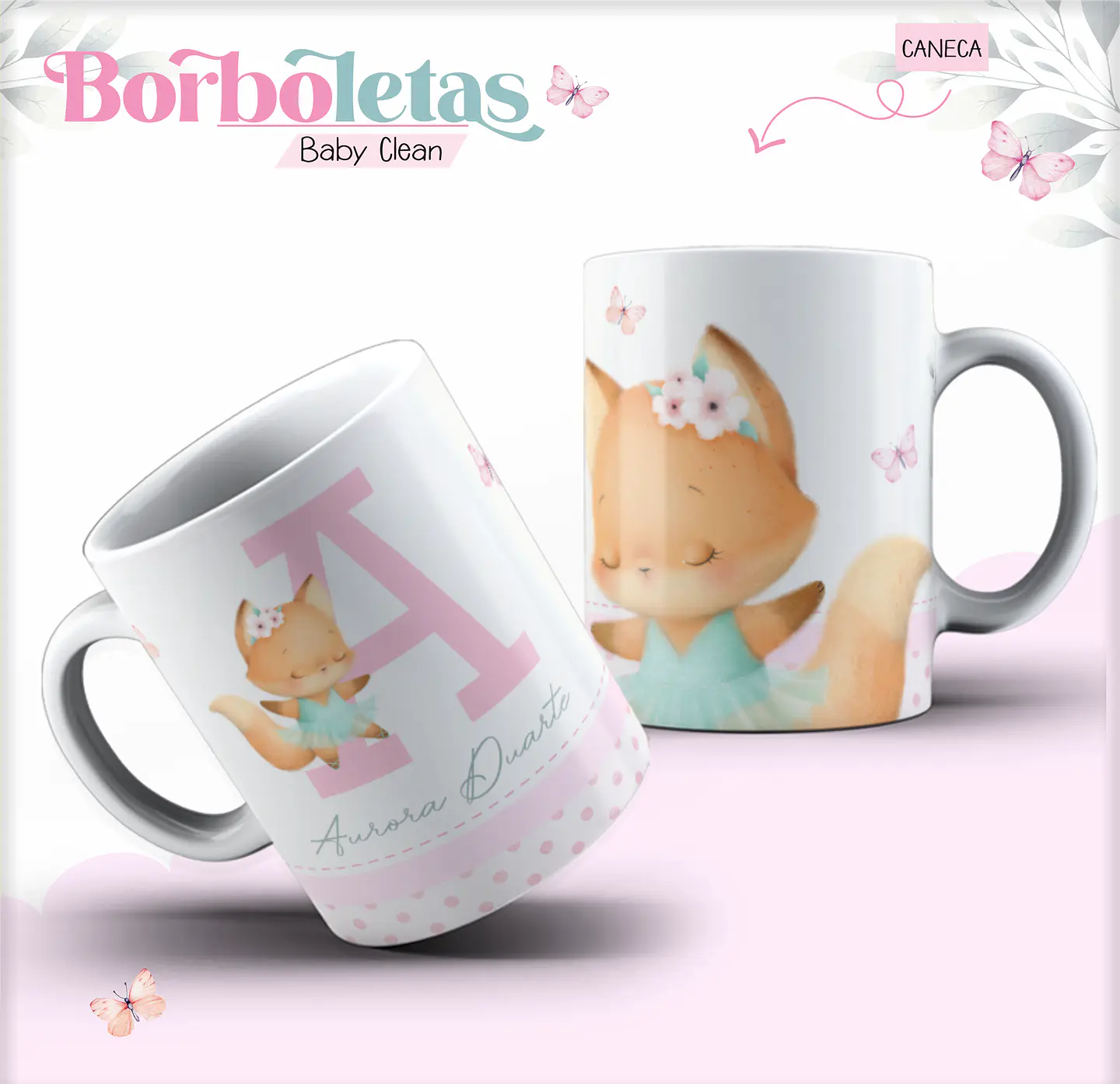 Arquivo Combo Encadernação Baby Raposinha Alfabeto 2