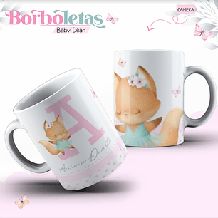 Arquivo Combo Encadernação Baby Raposinha Alfabeto