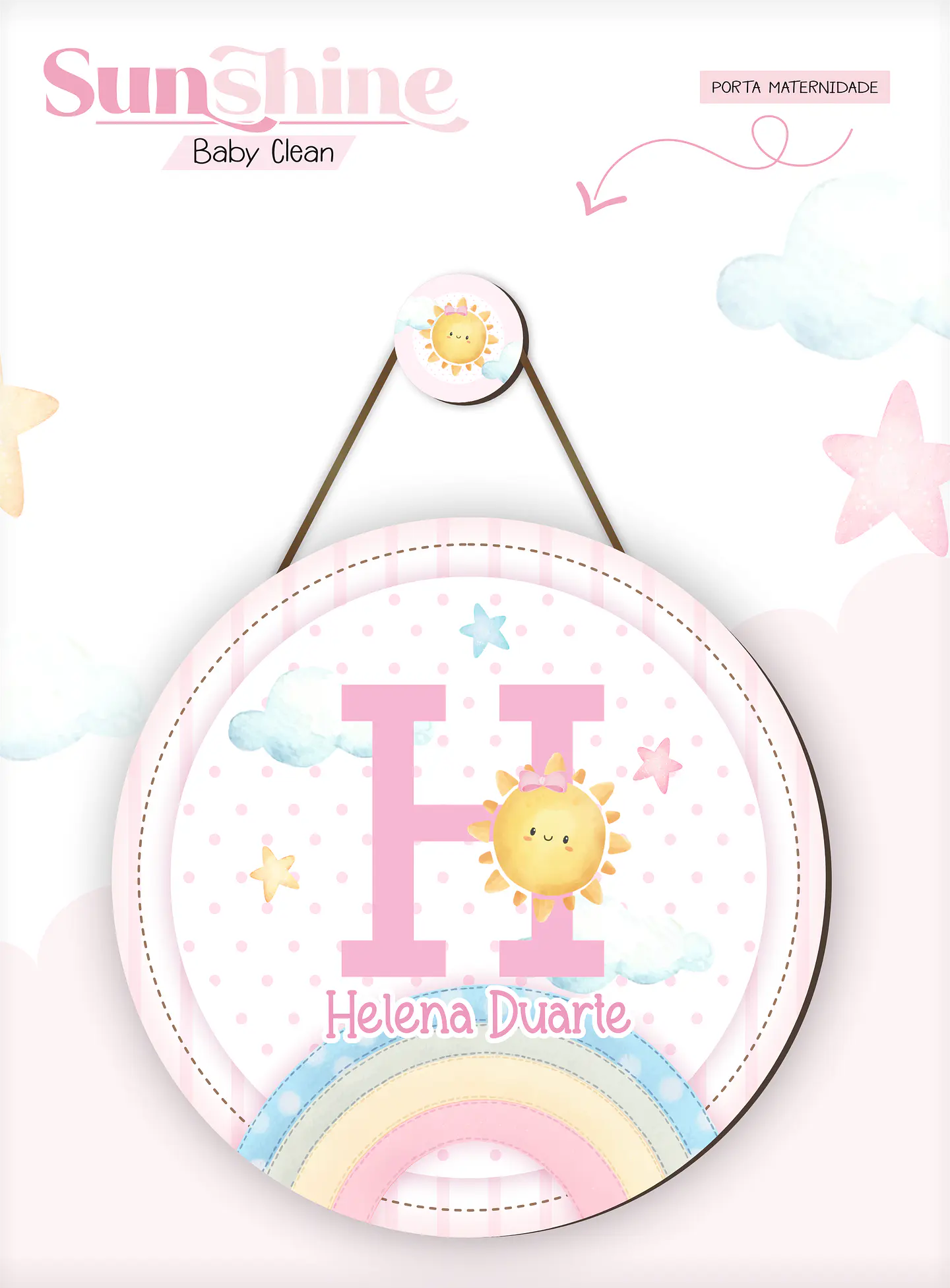 Arquivo Combo Encadernação Baby Sunshine Arco Iris Alfabeto 3