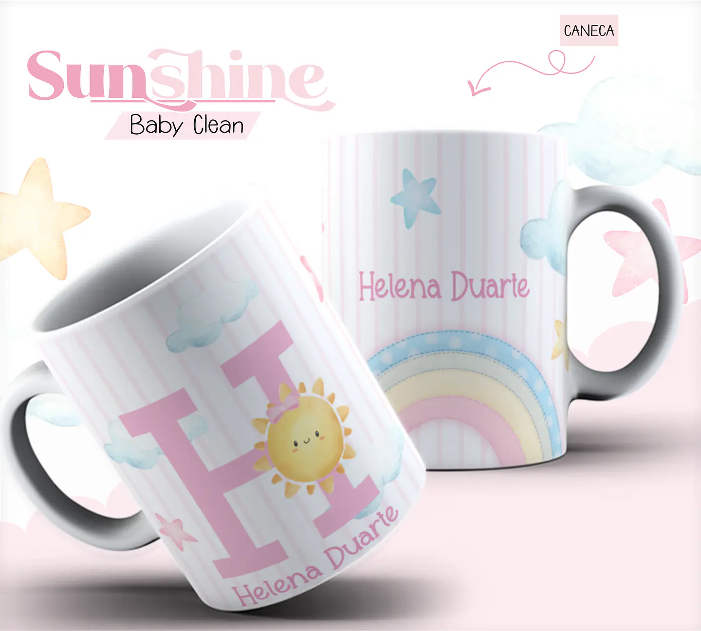 Arquivo Combo Encadernação Baby Sunshine Arco Iris Alfabeto 4
